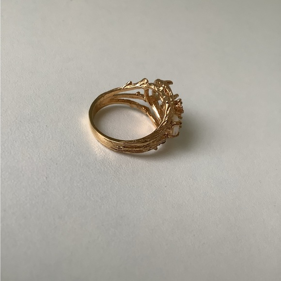 NEW vintage cocktail ring Opal Twig Branch - Picture 5 of 8